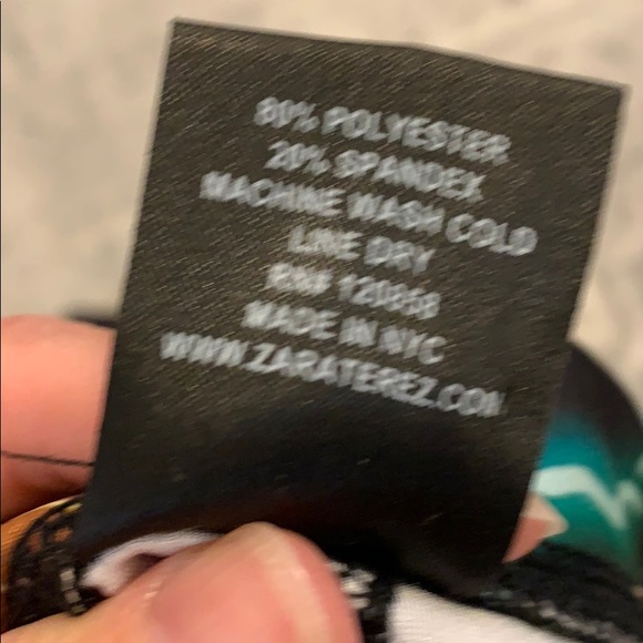 Workout pants lighting bolt multi color design - Picture 4 of 4